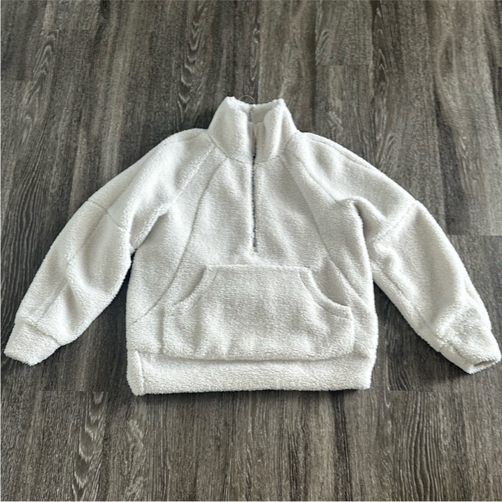 lululemon athletica White sherpa Jacket